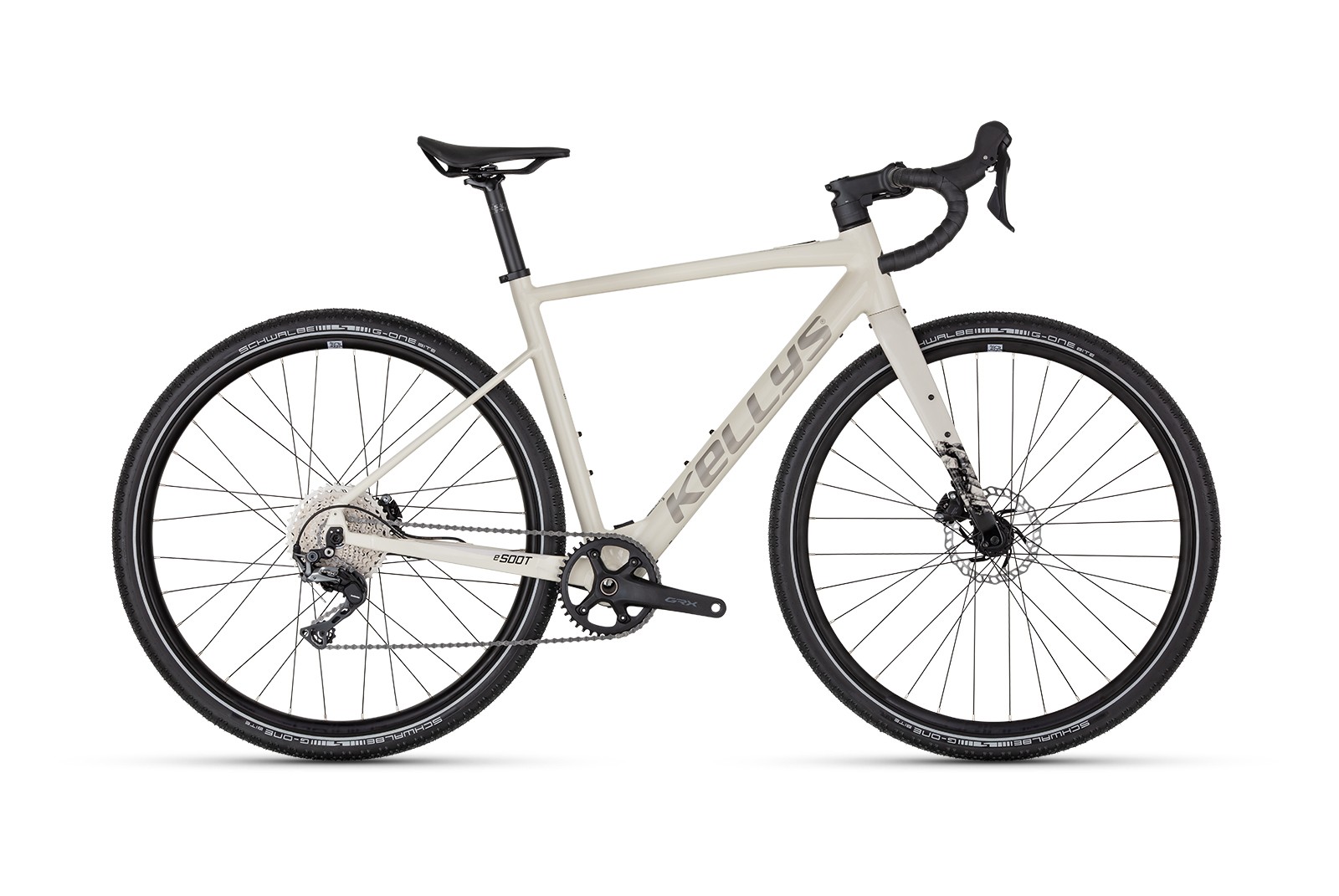 Elektrický&nbsp;gravel bicykel KELLYS e-Soot 70 Ivory White S