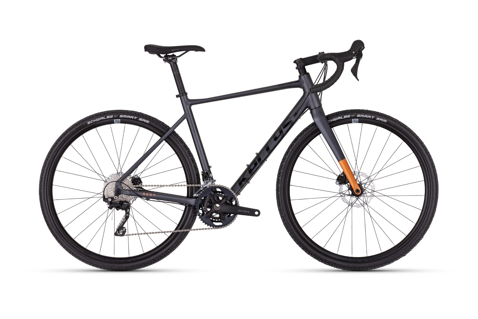 Gravel bicykel&nbsp;KELLYS Soot X50 Graphite Grey S