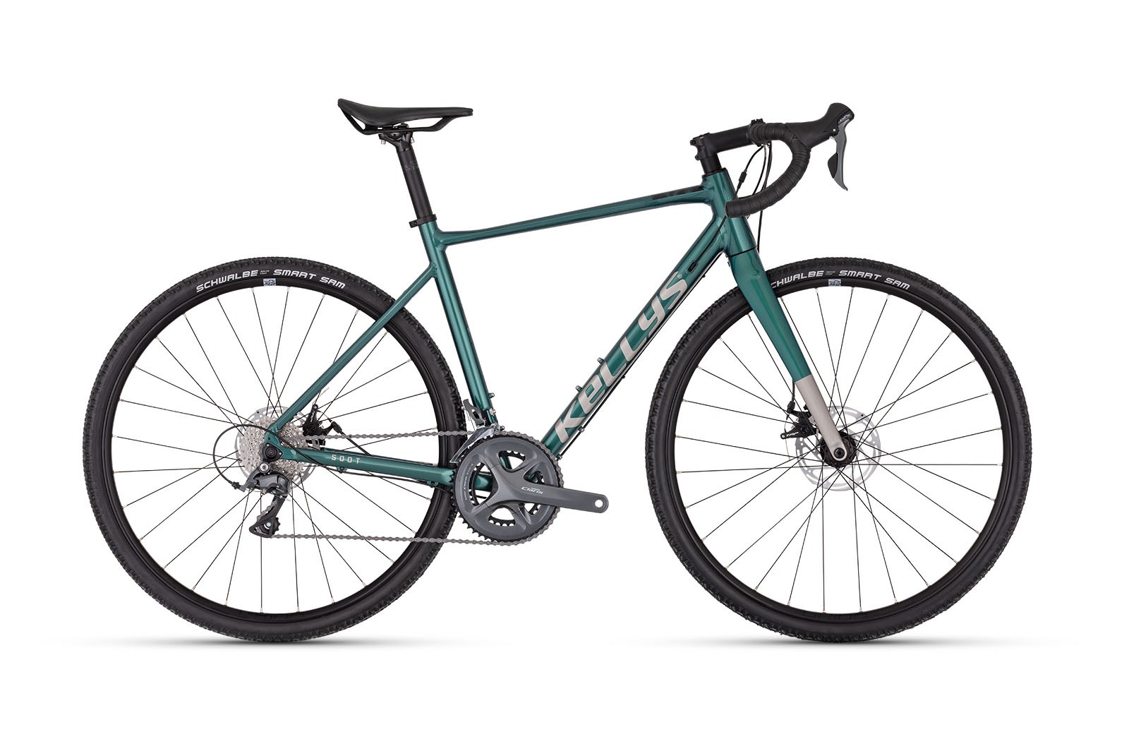 Gravel bicykel KELLYS Soot X30 Emerald Green L