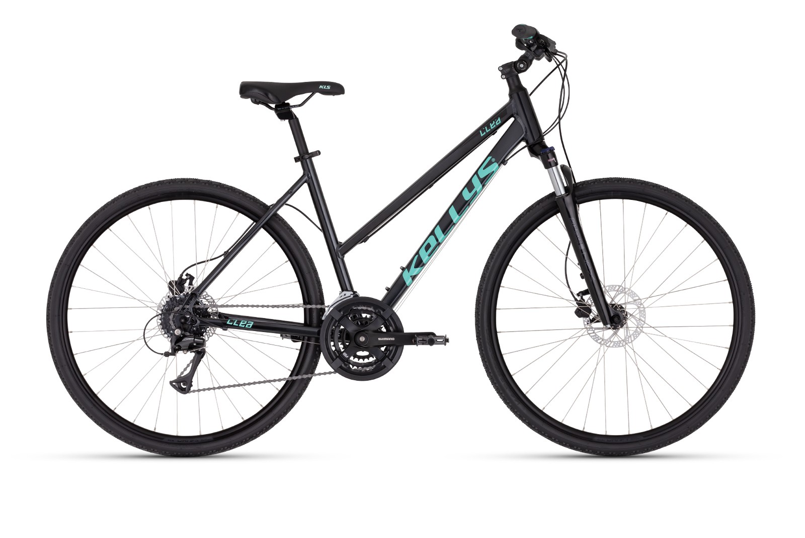 Dámsky crossový bicykel KELLYS CLEA 90 Graphite Grey M 28" 2025