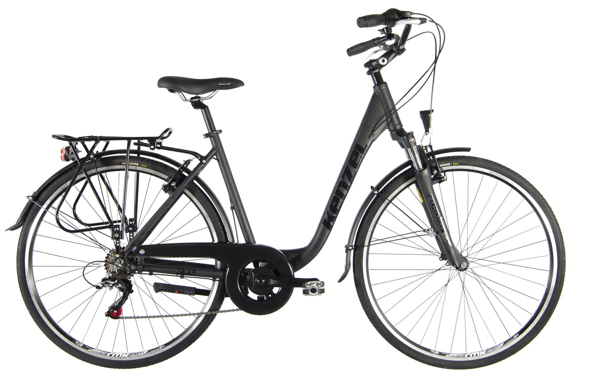 bicykel KENZEL SILUET 6spd black 28