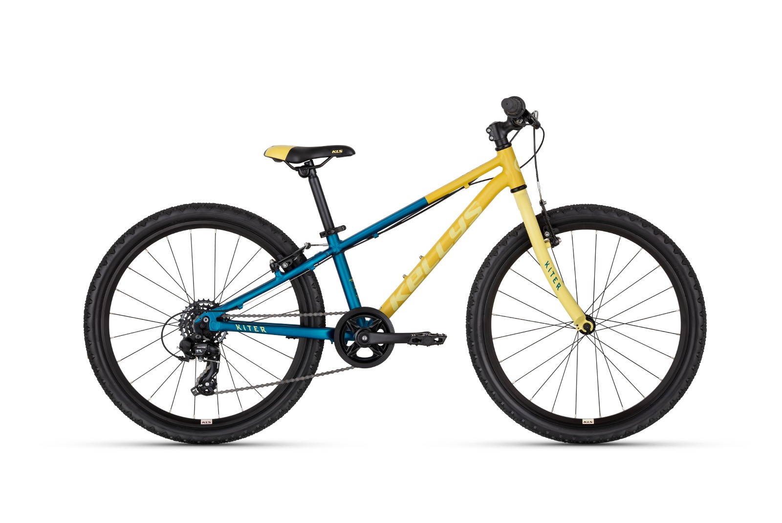 Detský bicykel KELLYS Kiter 30 Marine Gold 24" 2026 (125 - 145cm)