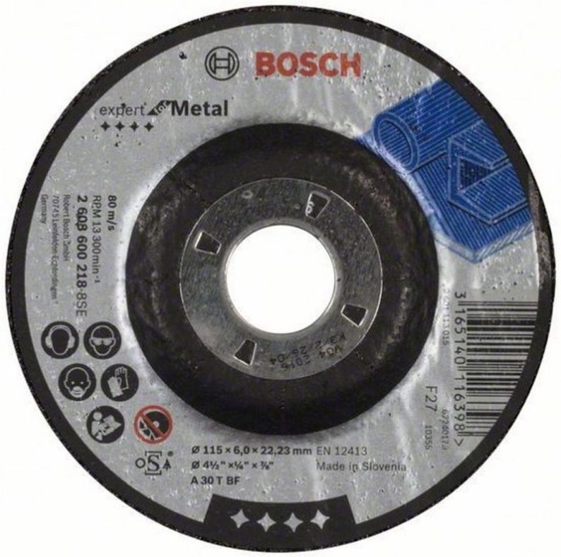 BOSCH 115x6,0 kotúč brúsny