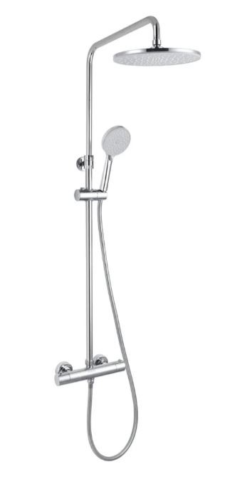 MyBath Dee sprchový systém s termostatom 23 cm, 3 prúdy, chróm 461177