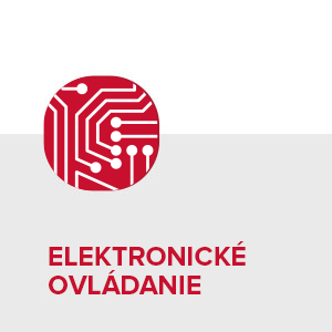 Vstavané elektronické ovládanie kontroluje teplotu v miestnosti