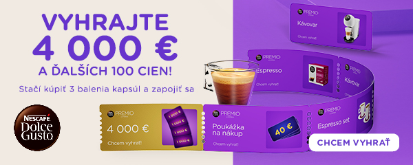 Zapojte sa do Dolce Gusto PREMIO Lotérie a vyhrajte úžasné ceny!